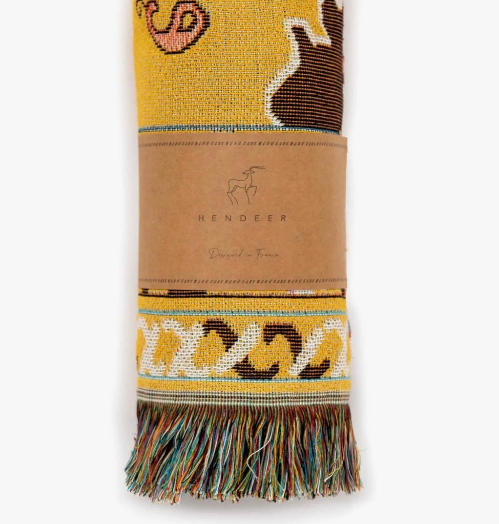 “Here Comes The Sun” - Woven Picnic Rug/Throw