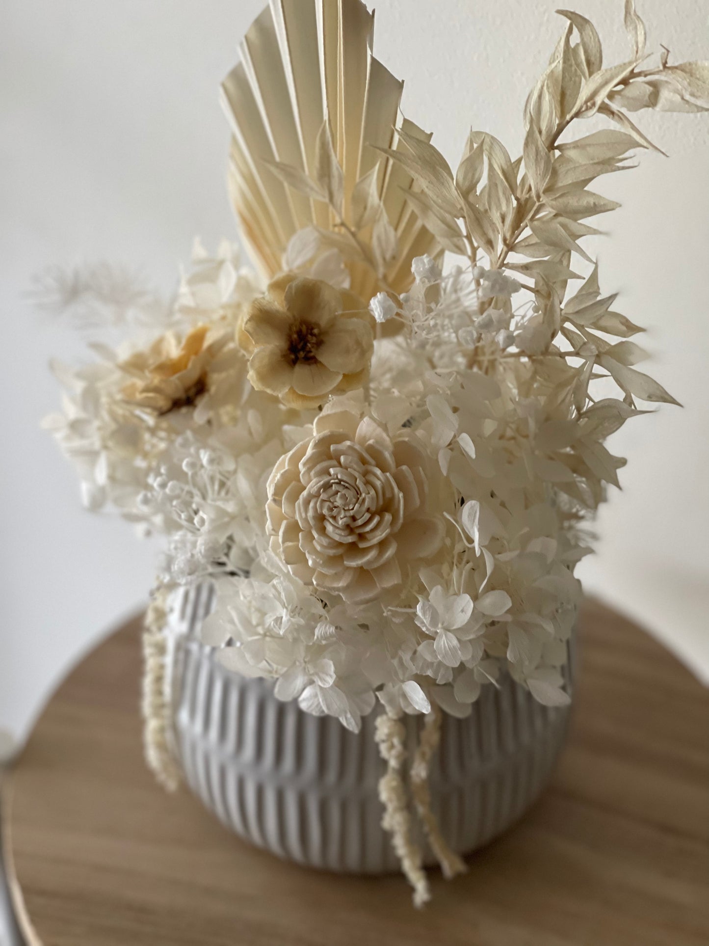 Natural, White & Cream #2 Dried Arrangement