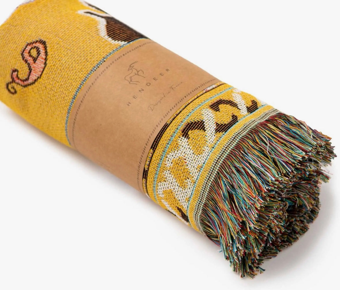 “Here Comes The Sun” - Woven Picnic Rug/Throw