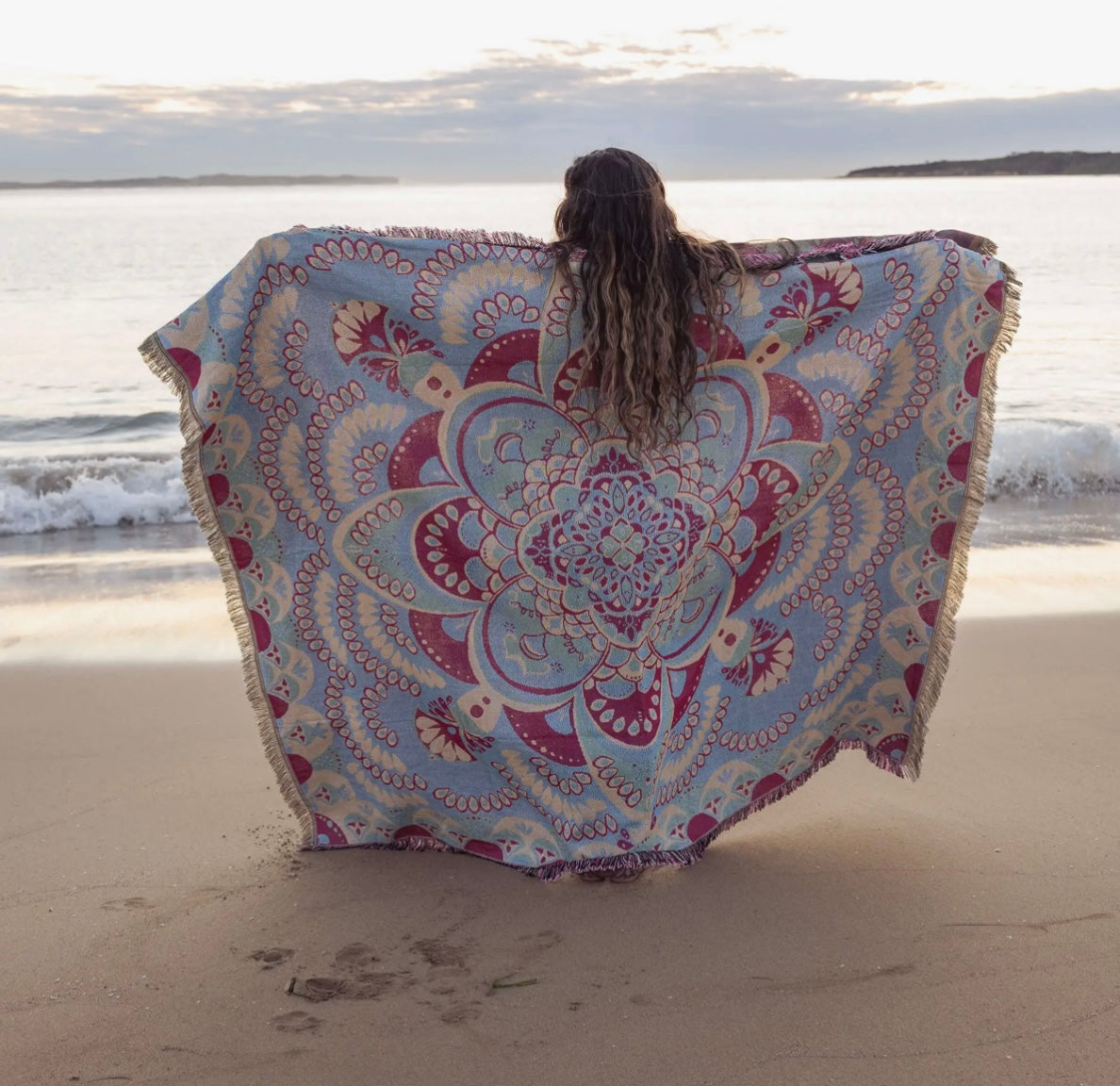 “The Inner Light” - Woven Picnic Rug/Throw