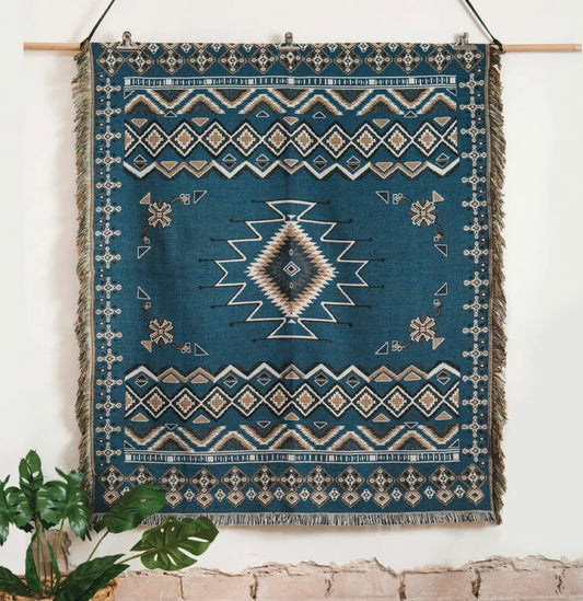 “Let It Be” - Woven Picnic Rug/Throw