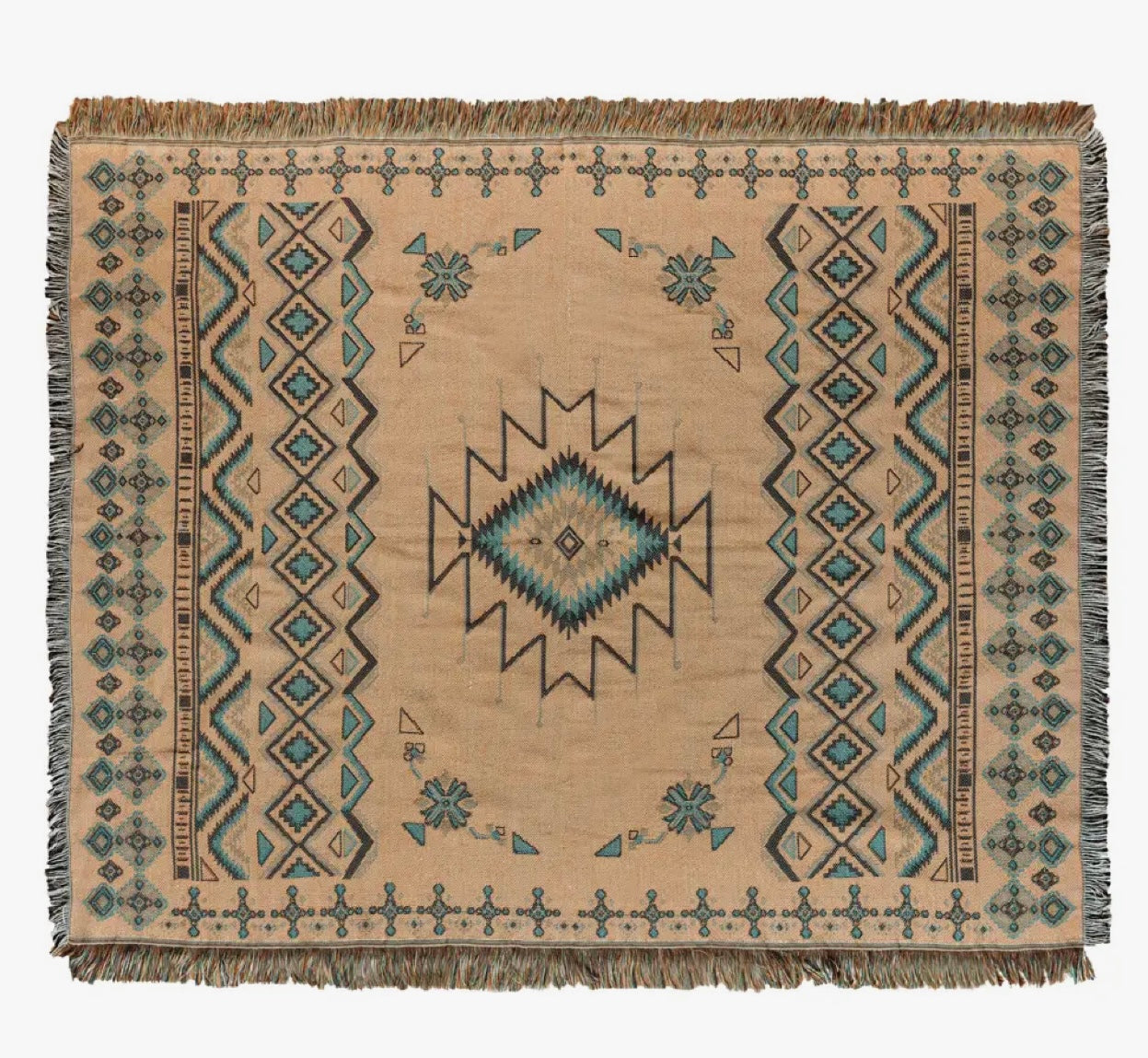 “Let It Be” - Woven Picnic Rug/Throw