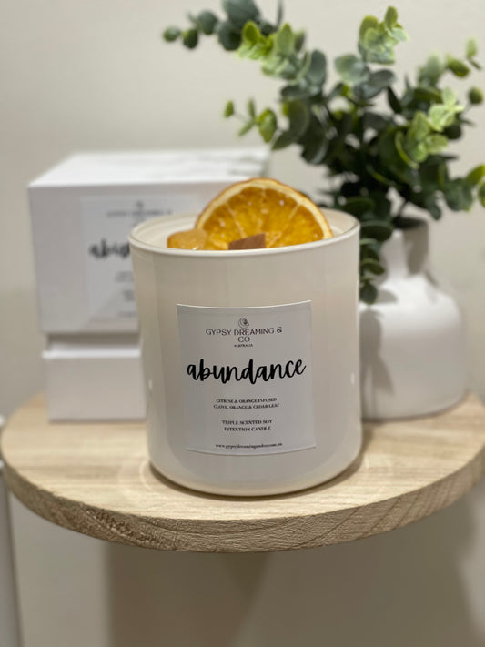 ABUNDANCE - Intention Candle