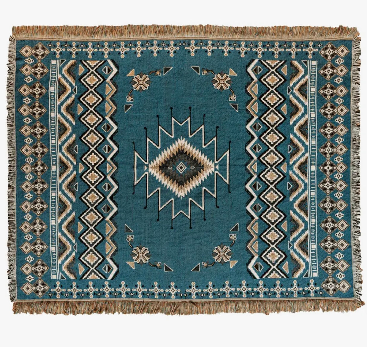 “Let It Be” - Woven Picnic Rug/Throw