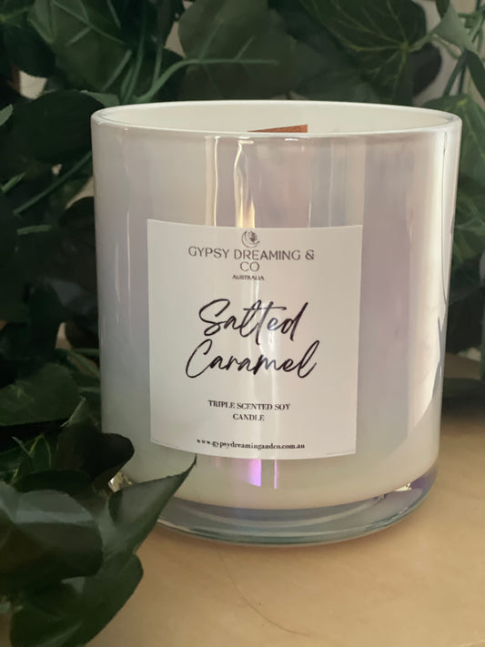 Salted Caramel - Rainbow Aura Candle