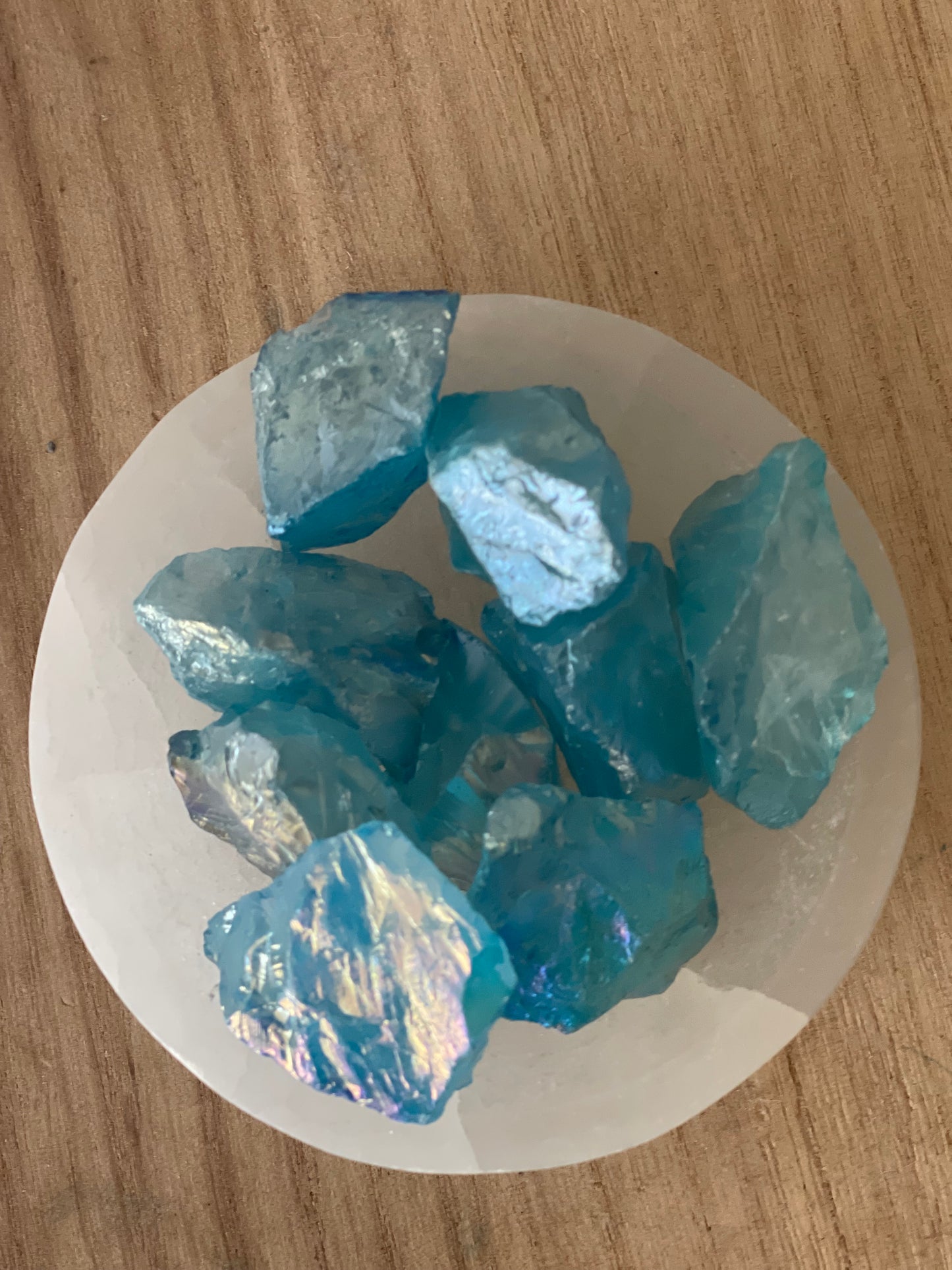 Raw Aqua Aura Quartz  - Intuitively Chosen