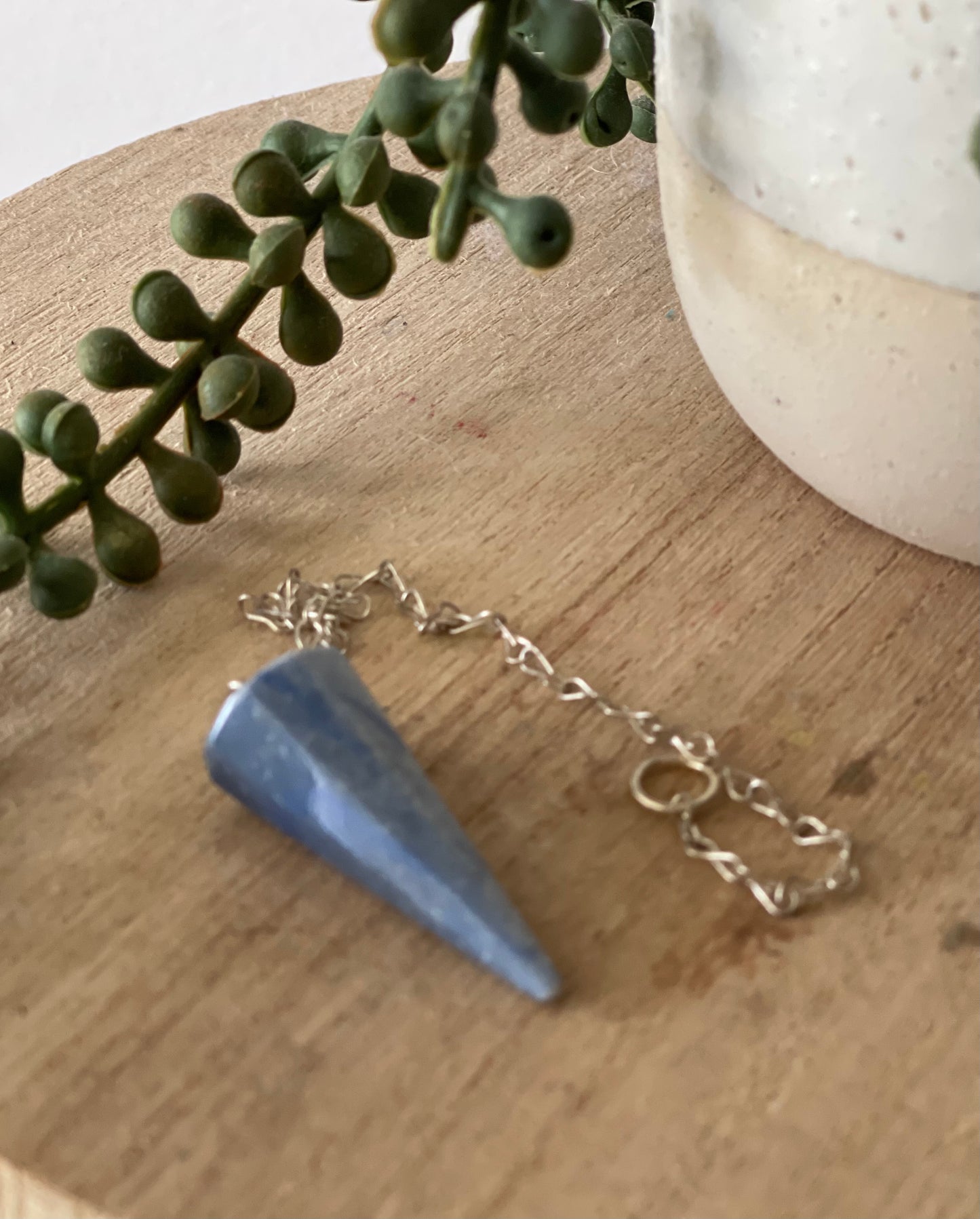 Blue Quartz Pendulum