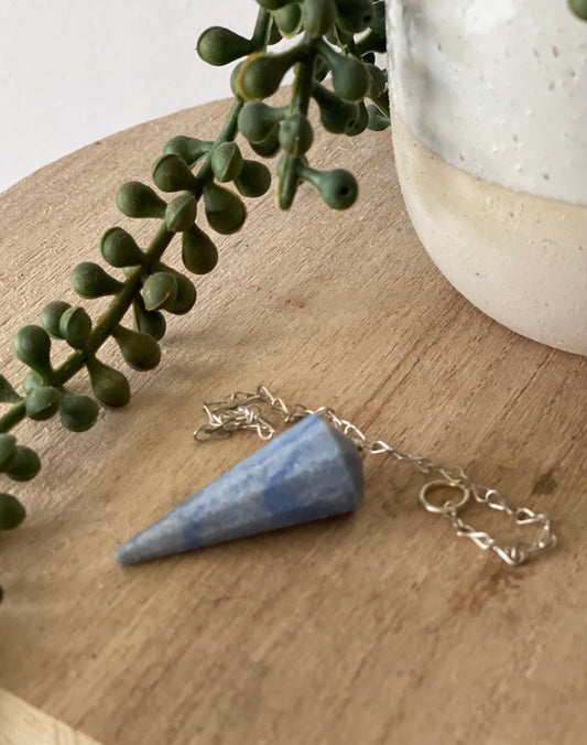 Blue Quartz Pendulum