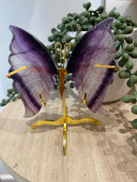 Rainbow Fluorite Butterfly 02