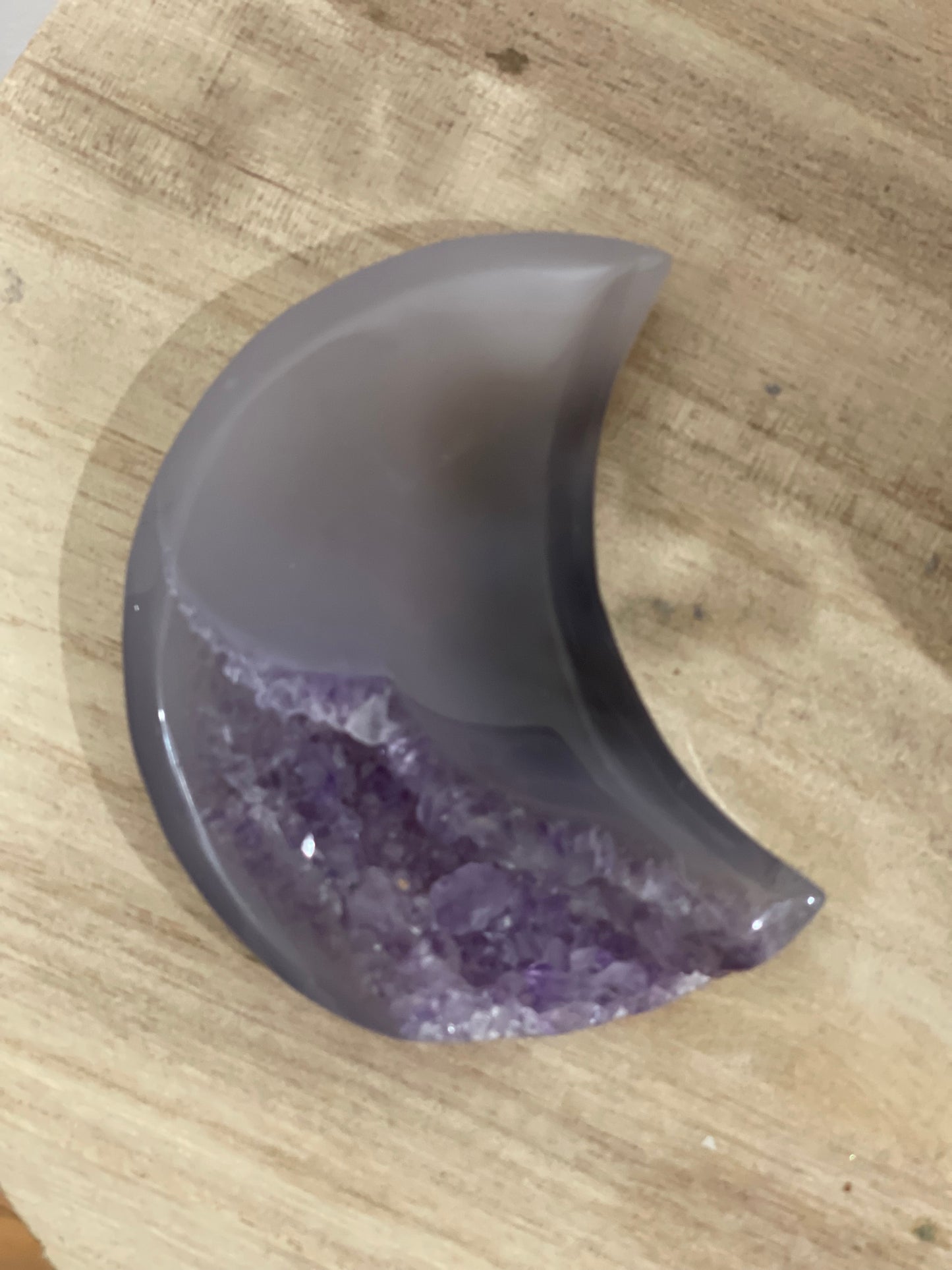 Agate Geode Moon