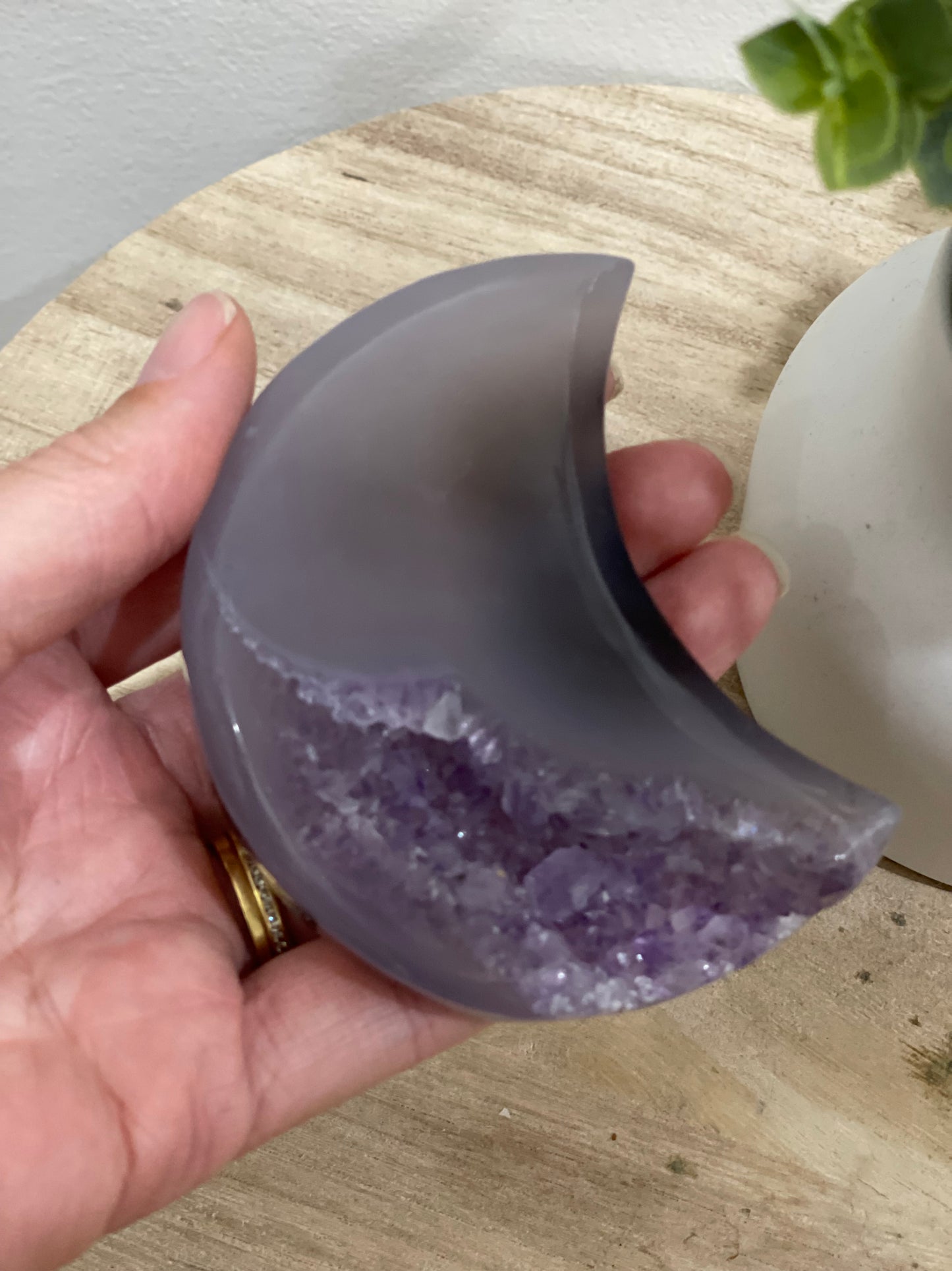 Agate Geode Moon