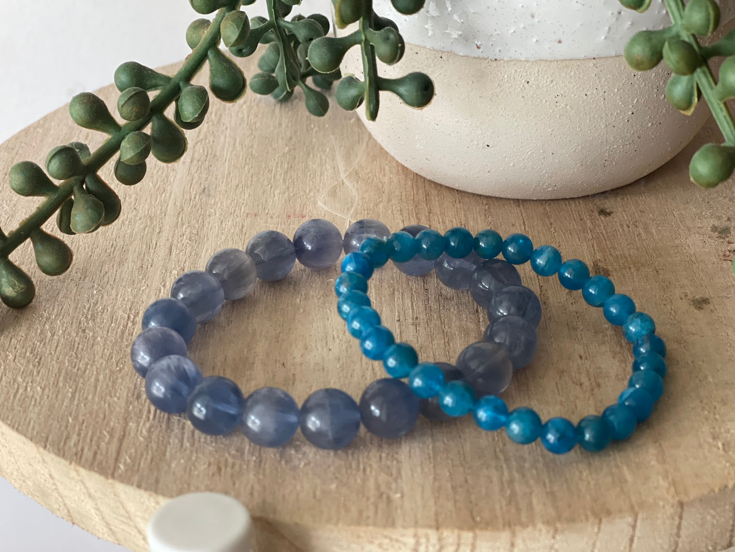 Blue Fluorite  Bracelet - 10mm