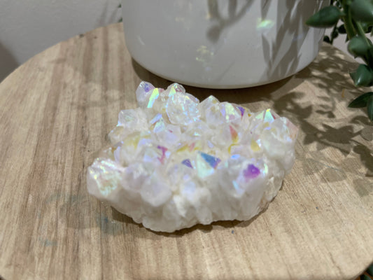 Angel Aura Quartz Cluster 001