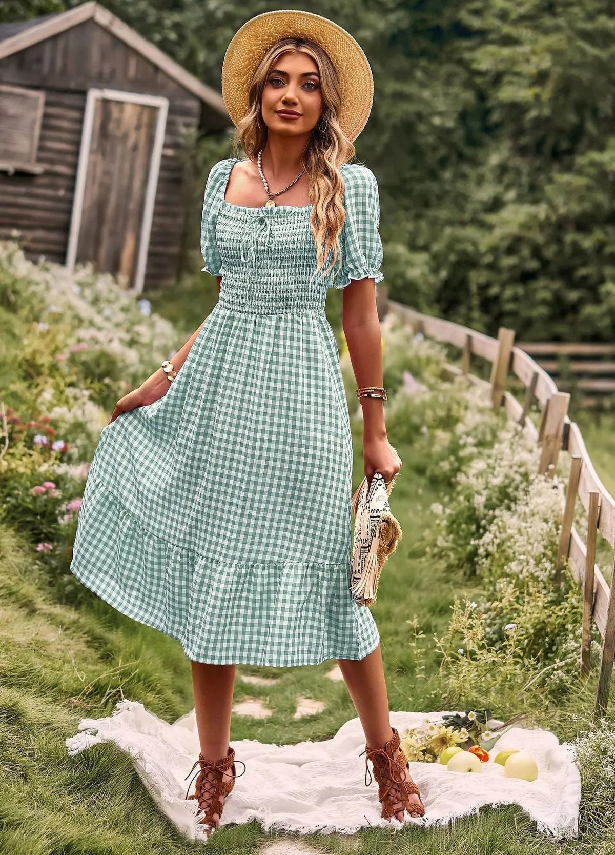 Gypsy at Heart Dress - Green