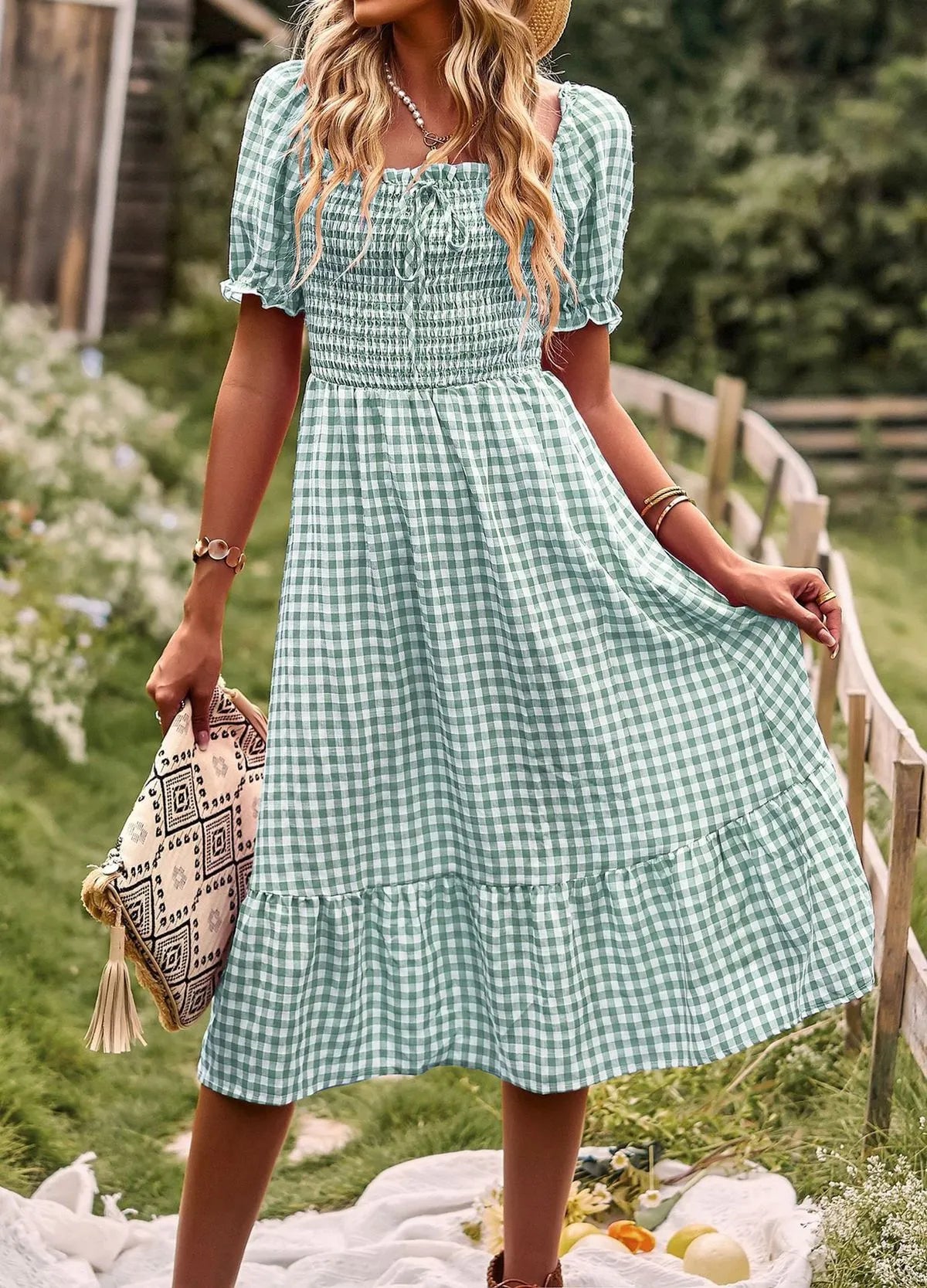 Gypsy at Heart Dress - Green