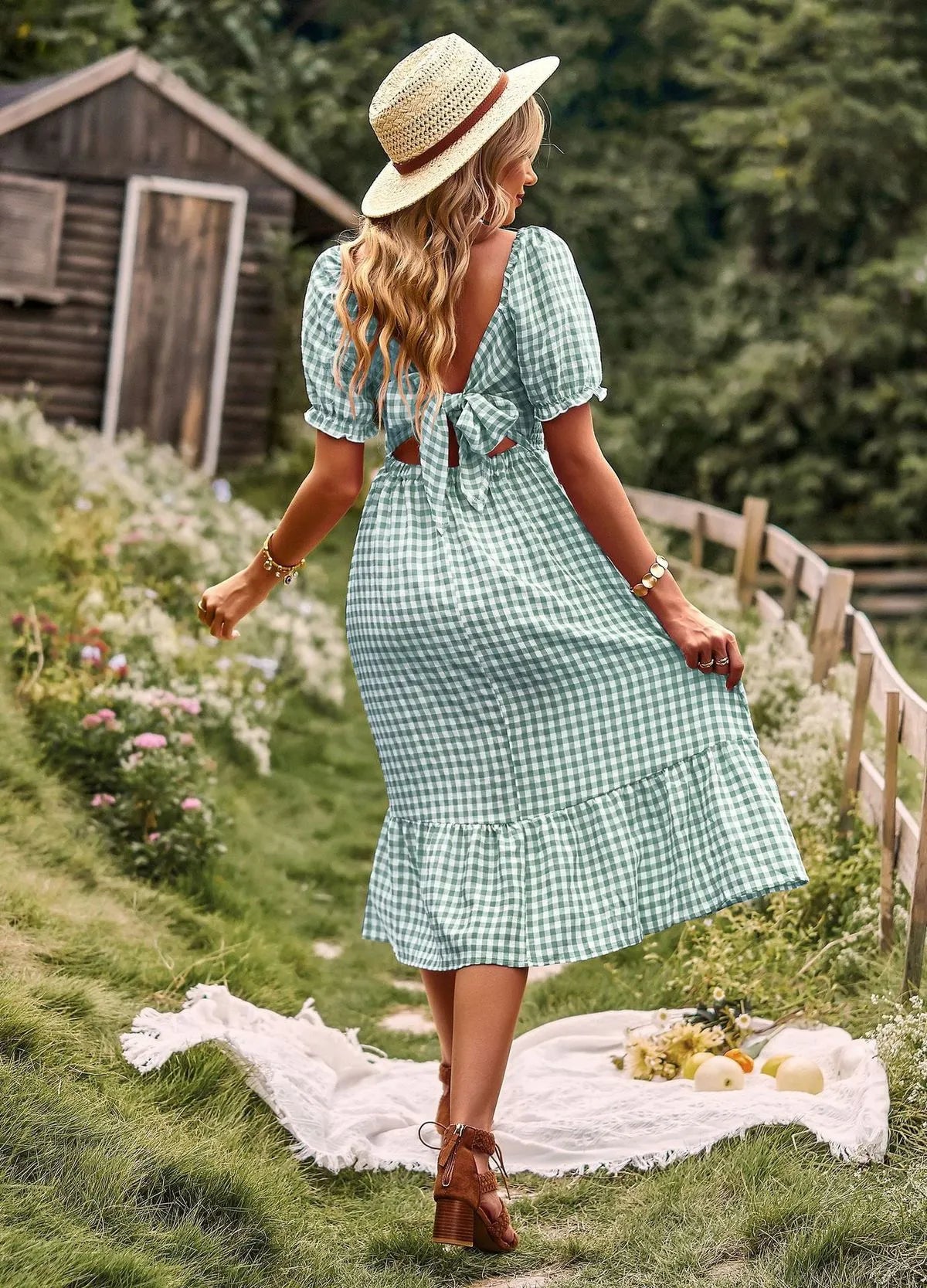 Gypsy at Heart Dress - Green