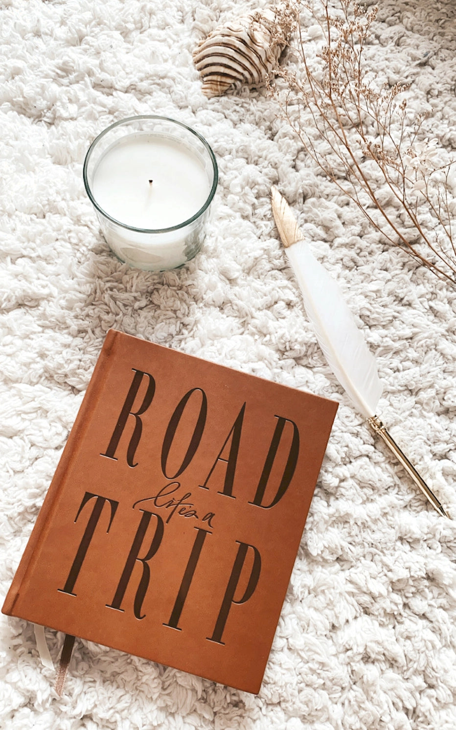 Life’s A Road Trip Journal - Tan