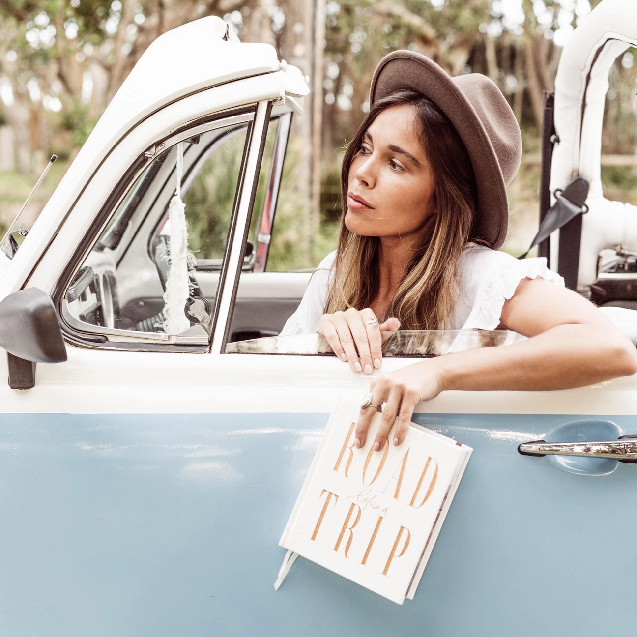 Life’s A Road Trip Journal - White Luxe