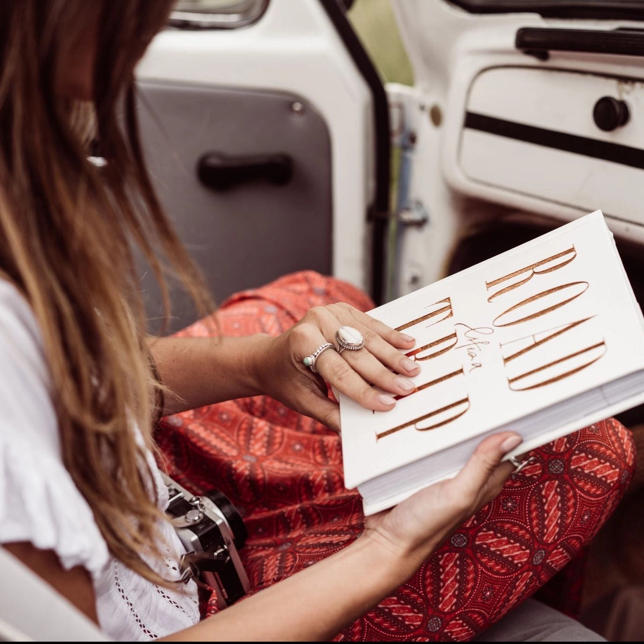 Life’s A Road Trip Journal - White Luxe