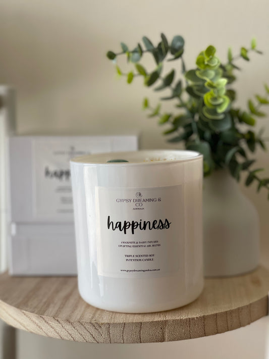 HAPPINESS - Intention Candle