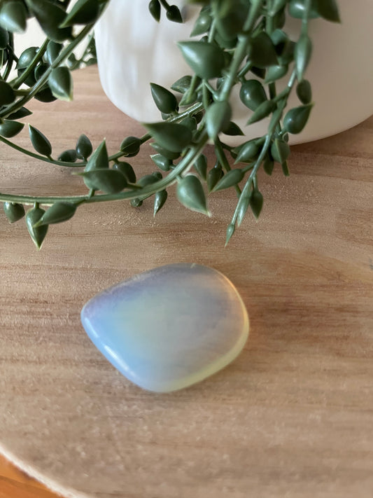 Opalite Smooth Stone - Man made