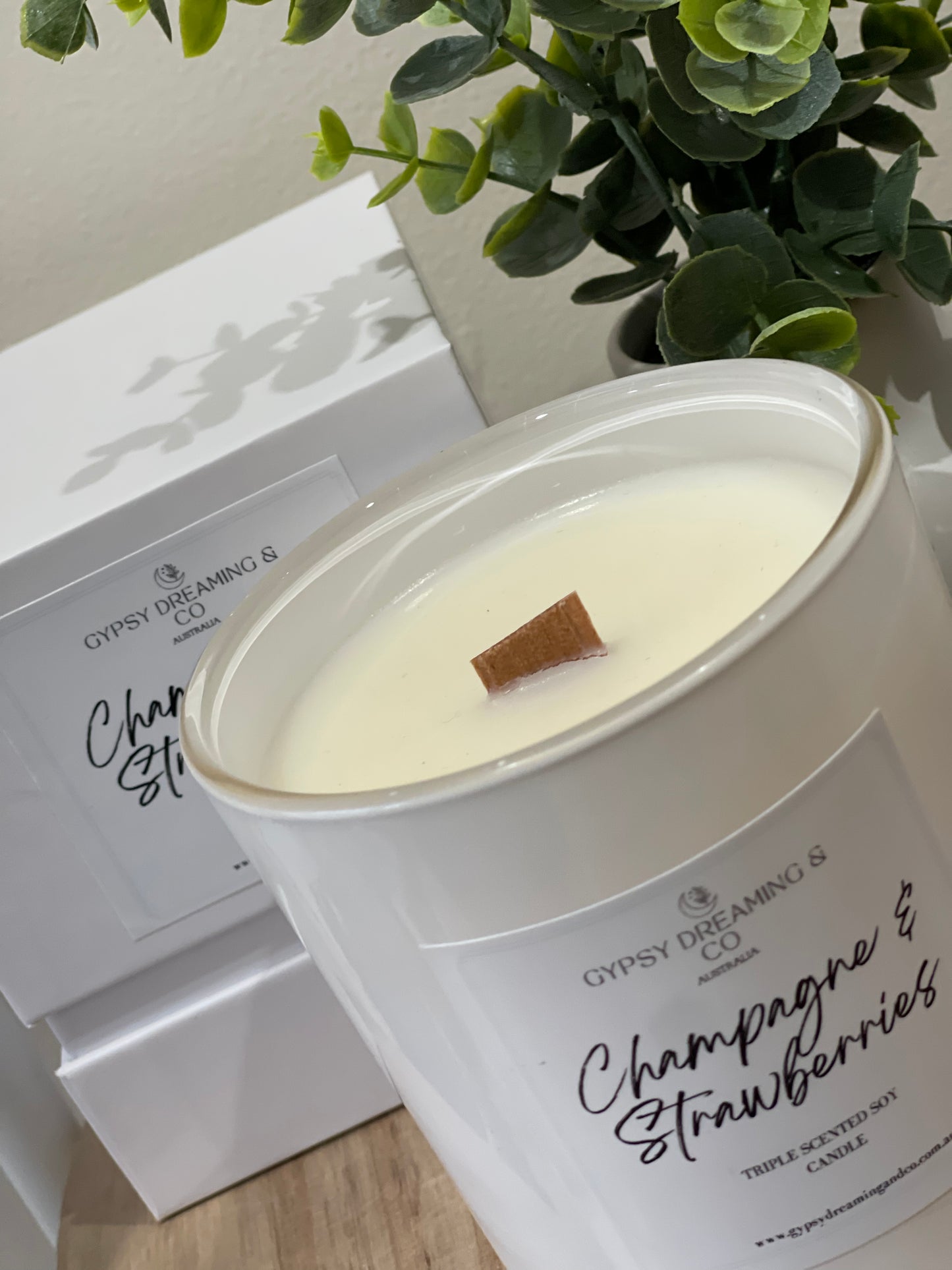 Champagne & Strawberries - Signature Candle