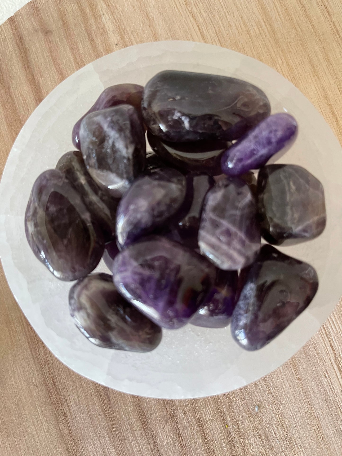 Chevron Amethyst Tumble - Intuitively Chosen