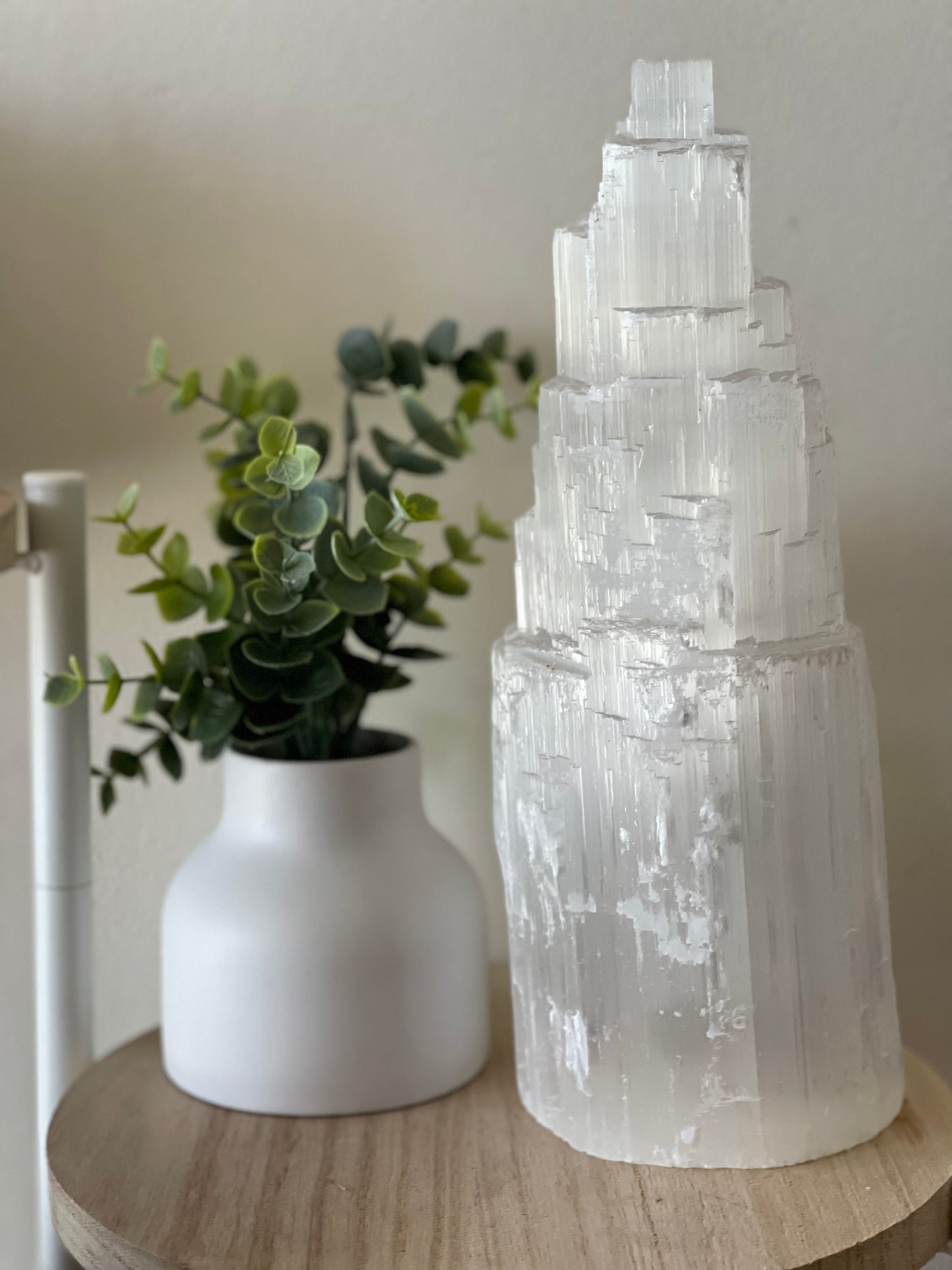 Large Selenite Lamp