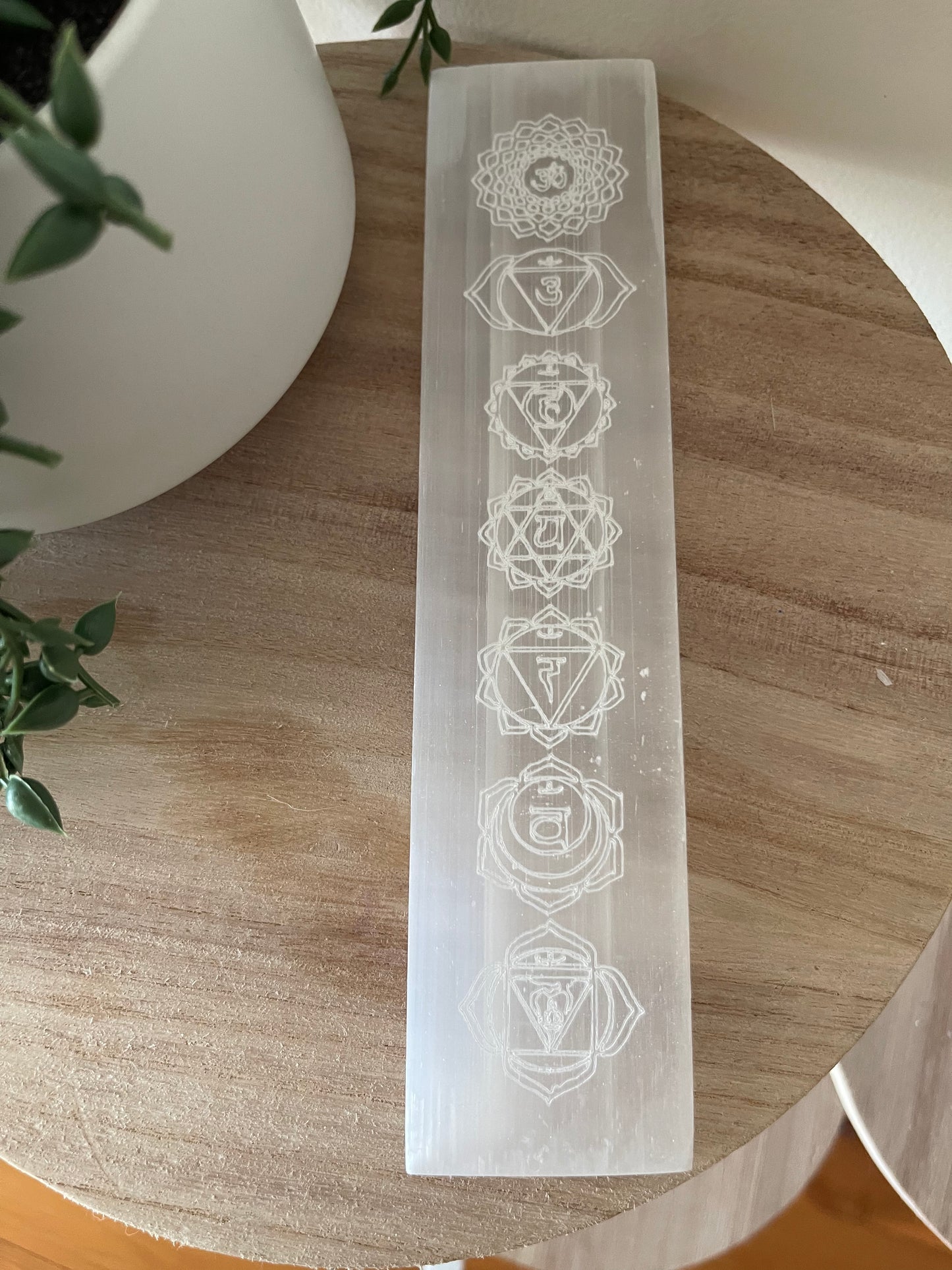 Selenite Chakra Charging Plate