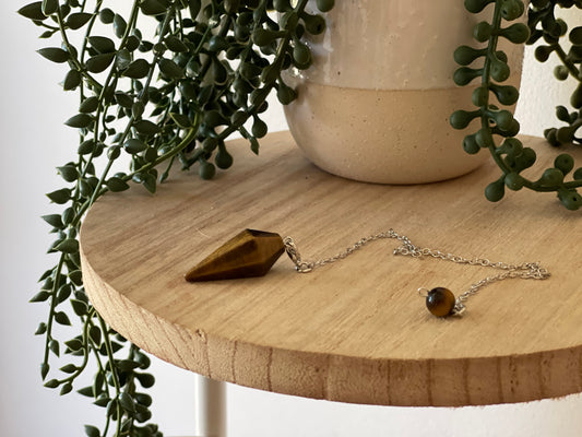 Small Tiger’s Eye Pendulum