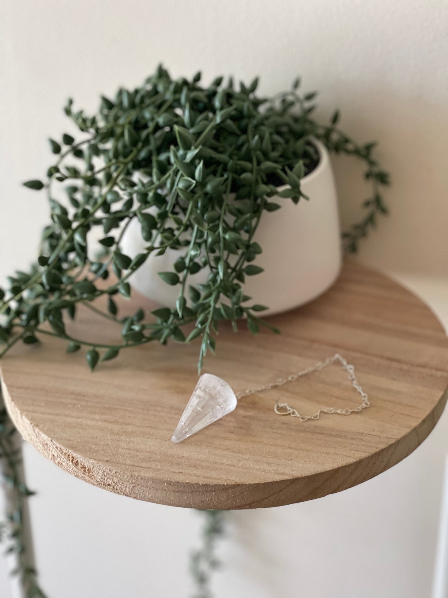 Clear Quartz Pendulum