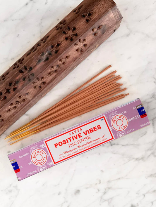 SATYA Incense Sticks - POSITIVE VIBES