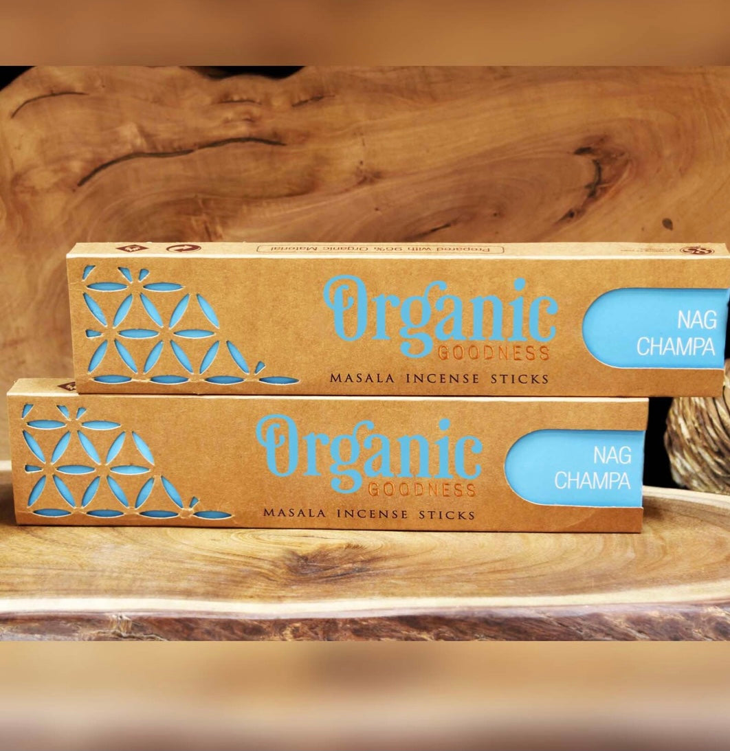 ORGANIC GOODNESS Masala Incense - NAG CHAMPA